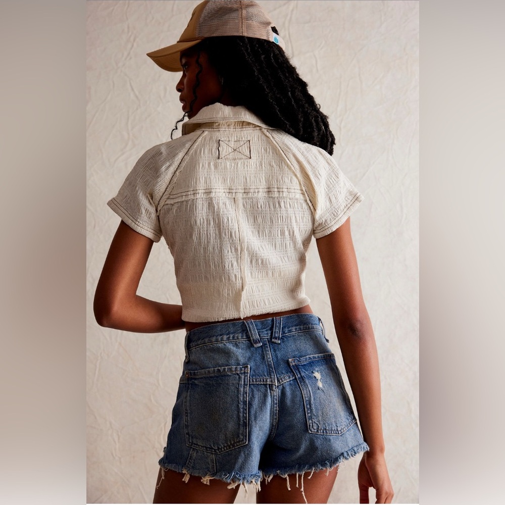 Free People ‘Now or Never’ Denim Shorts - Picture 7 of 13